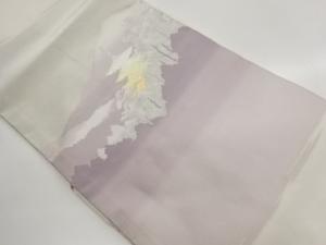 五重塔に木々・山並模様織り出し名古屋帯